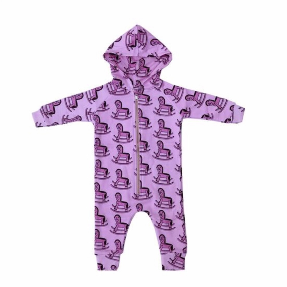 Hugo Loves Tiki Rocking Horse Romper Jumpsuit